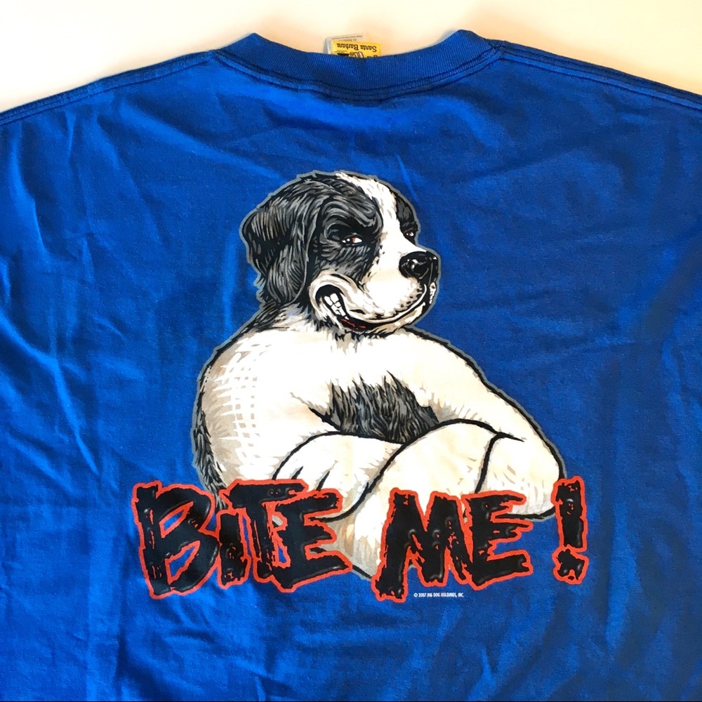 Big Dogs Men’s Graphic T-Shirt - Bite Me - Size XL - Picture 5 of 8